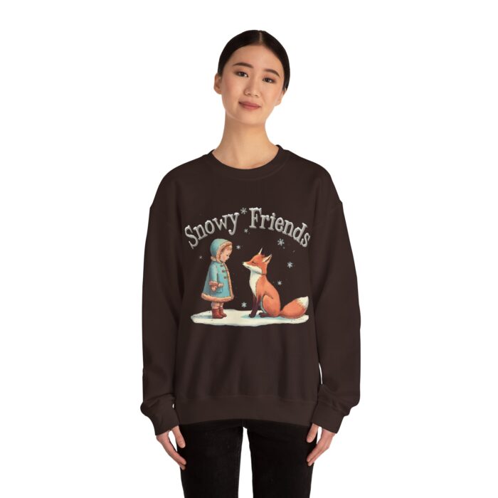 Snowy Friends Unisex Heavy Blend™ Crewneck Sweatshirt - Image 16