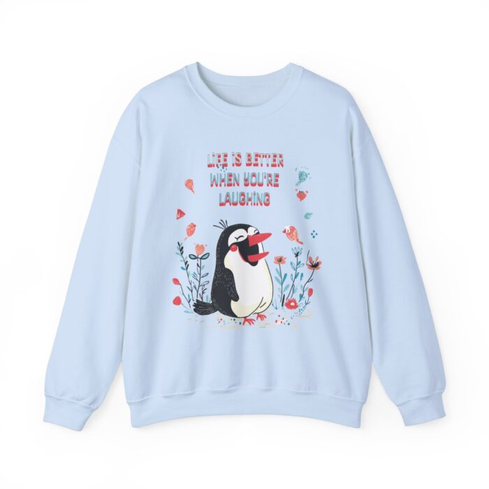 Life is better when you're laughing Unisex Heavy Blend™ Crewneck Sweatshirt - Image 17