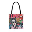 I love Korea Tote Bag (AOP)