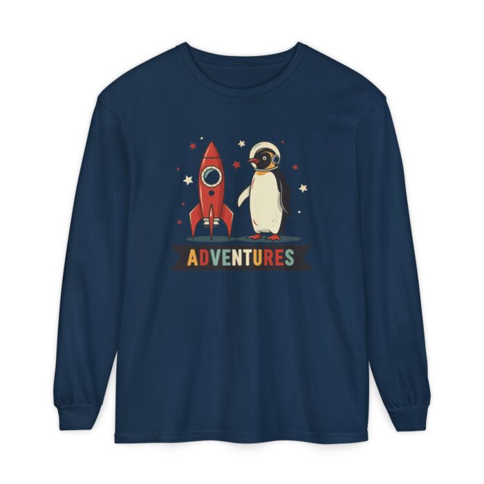 Adventures Unisex Garment-dyed Long Sleeve T-Shirt - Image 21