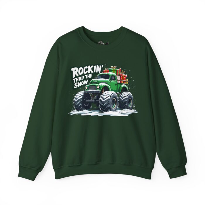 ROCKIN' THRU THE SNOW Unisex Heavy Blend™ Crewneck Sweatshirt - Image 17