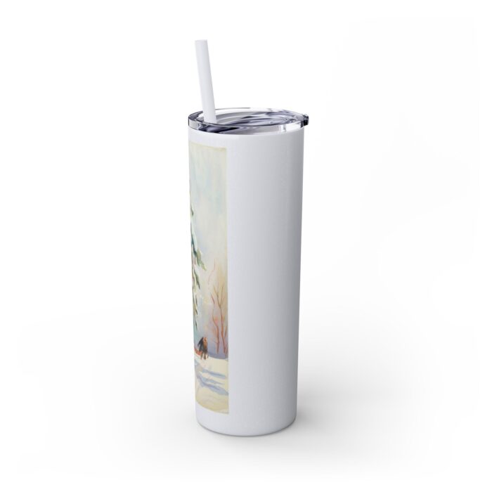 A tall pine tree Skinny Tumbler with Straw, 20oz - Image 16