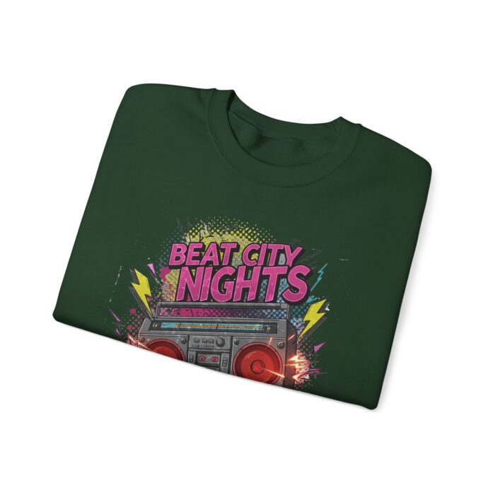 Beat city nights Unisex Heavy Blend™ Crewneck Sweatshirt - Image 15