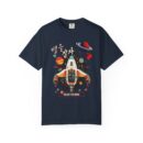 Galaxy Exploring Unisex Garment-Dyed T-Shirt - Space Adventure Vibe