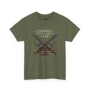 Courage is built through fear Unisex Heavy Cotton Tee