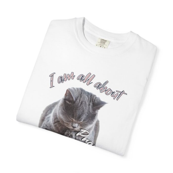 I'm all about prayer Unisex Garment-Dyed T-shirt - Image 3