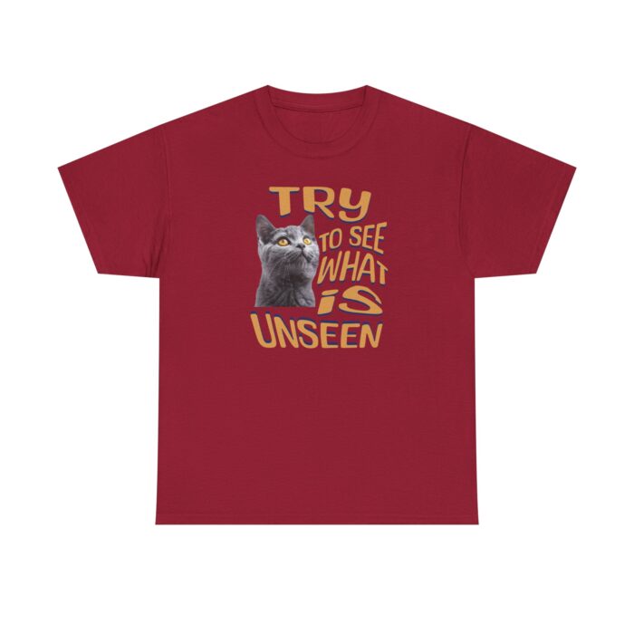 See what is unseen Unisex Heavy Cotton Tee - Image 37