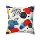 Modern Pattern Spun Polyester Square Pillow