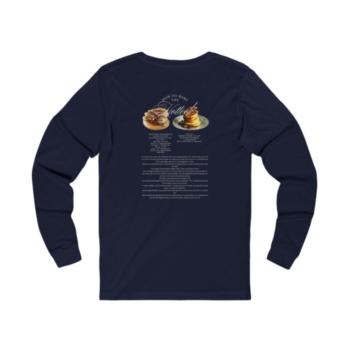 How to make hotteok Unisex Jersey Long Sleeve Tee - Image 16