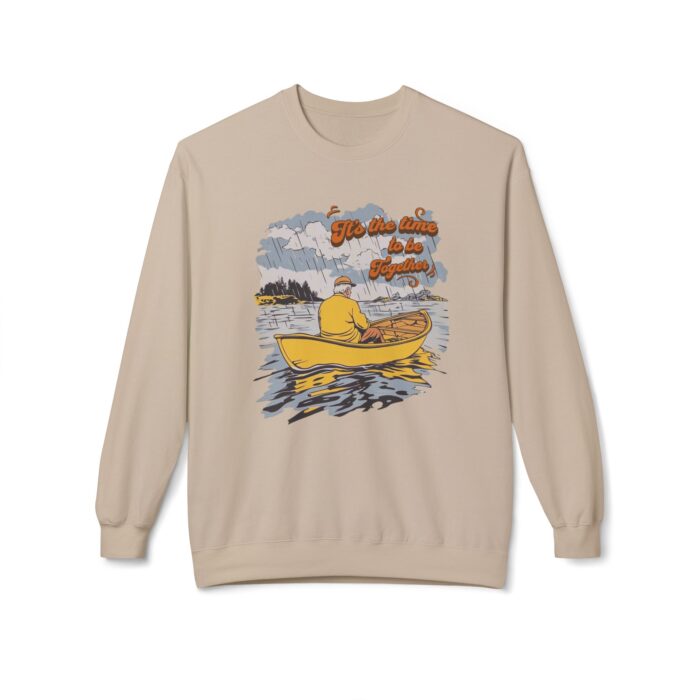 Time to be together Unisex Midweight Softstyle Fleece Crewneck Sweatshirt - Image 9