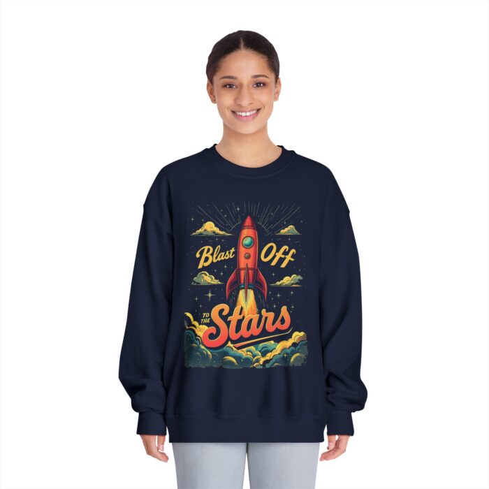 Blast off Unisex DryBlend® Crewneck Sweatshirt - Image 7