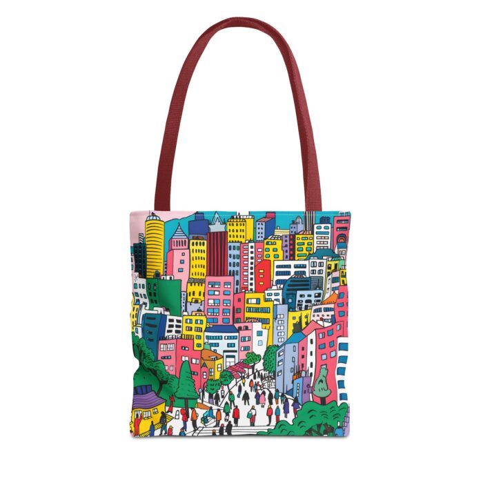 Seoul's hill neighborhoods Tote Bag (AOP) - Image 13