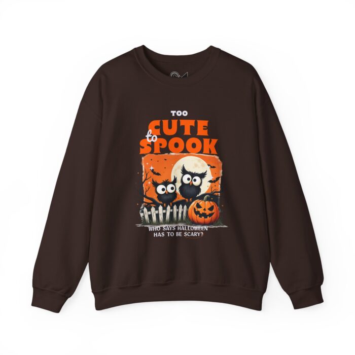Too cute to spook Unisex Heavy Blend™ Crewneck Sweatshirt - Image 5