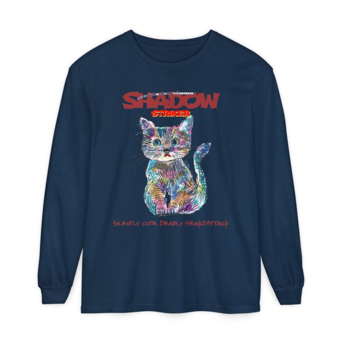 Shadow Striker Unisex Garment-dyed Long Sleeve T-Shirt - Image 41