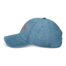 It's Okay Embroidered Denim Hat - '괜찮아' Adjustable Cap for Casual Style