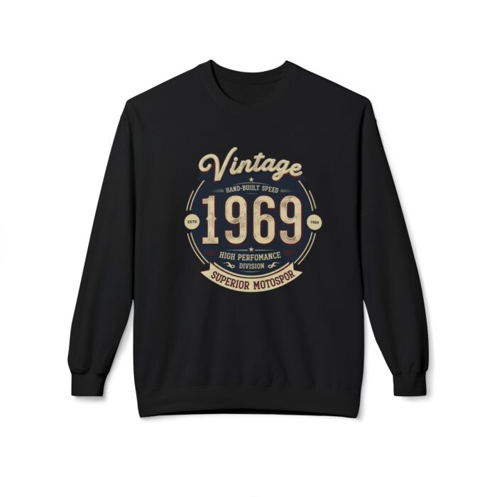 Vintage 1969 Unisex Midweight Softstyle Fleece Crewneck Sweatshirt - Image 5