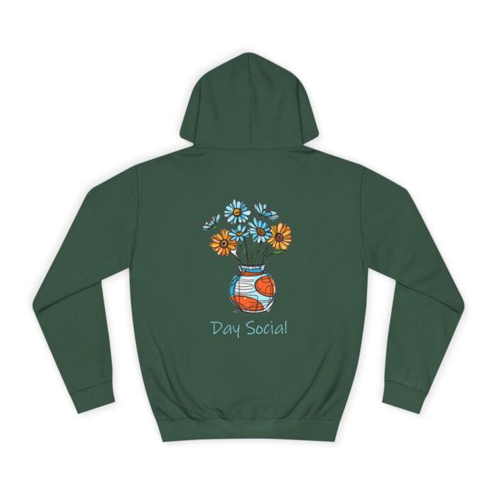 Day Social Unisex College Hoodie, Casual Wear, College Apparel, Gift for Students, Cozy Sweatshirt for Social Gatherings - Image 2