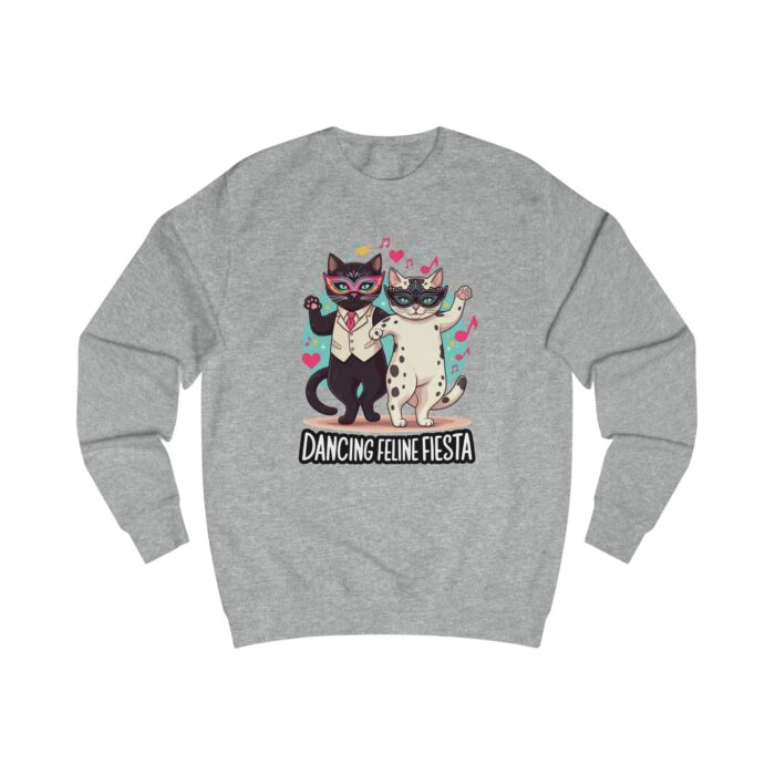 Dancing Feline Fiesta Unisex Sweatshirt - Image 7