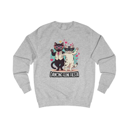 Dancing Feline Fiesta Unisex Sweatshirt