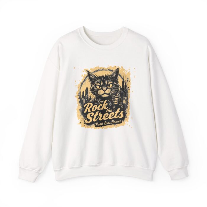"meta_description": "Discover the Rock the Streets Unisex Sweatshirt: stylish, comfortable, and perfect for everyday wear.",