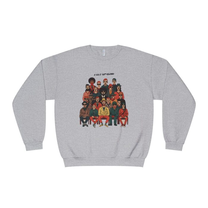 A bros gathering Unisex NuBlend® Crewneck Sweatshirt - Image 25