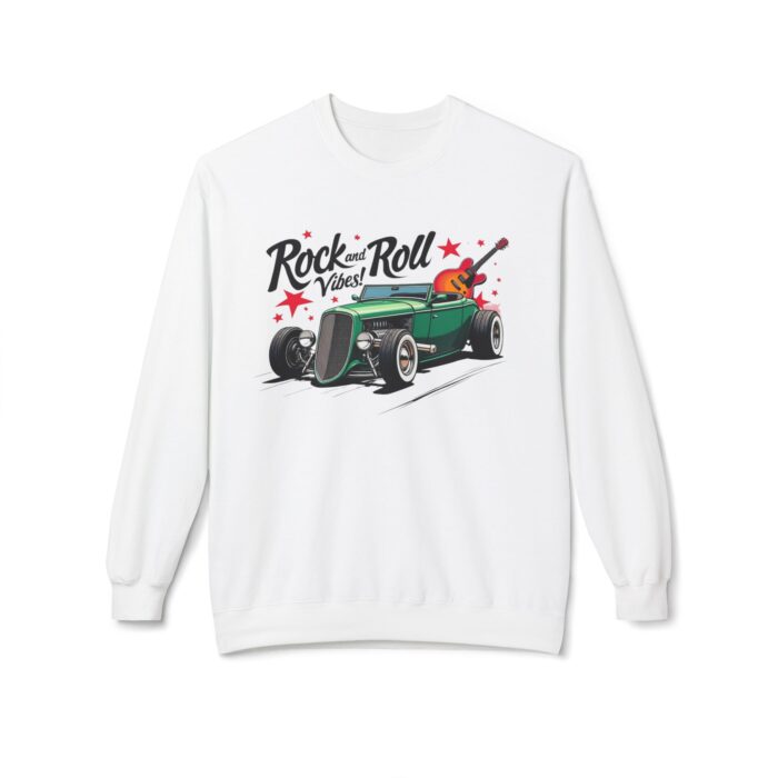 Rock & Roll Vibes Unisex Midweight Softstyle Fleece Crewneck Sweatshirt