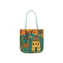 The giraffe that lives in my house Canvas Tote Bag, 5-Color Straps