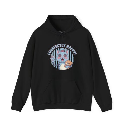 Purrfectly happy Unisex Heavy Blend™ Hooded Sweatshirt