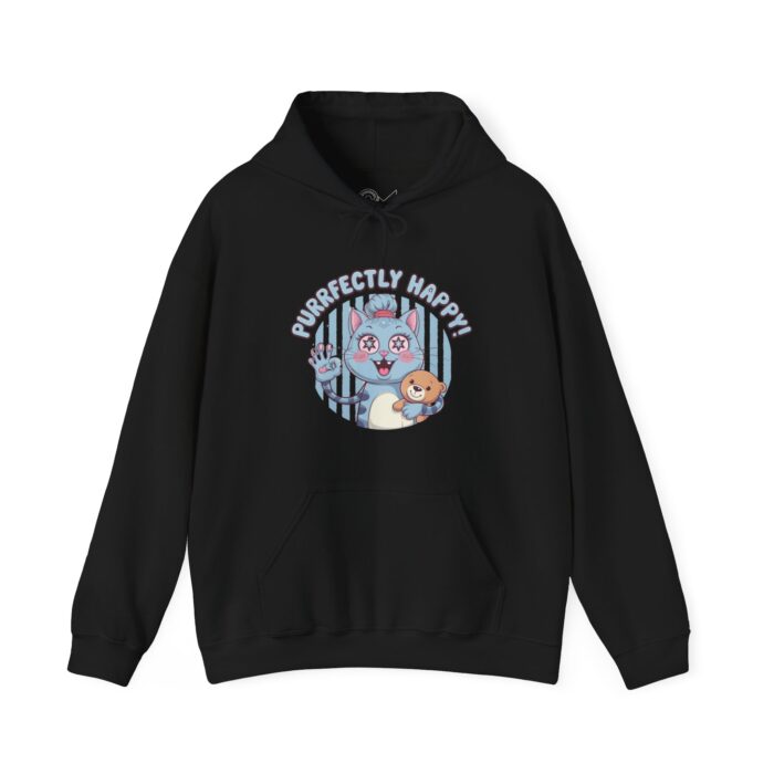 Purrfectly happy Unisex Heavy Blend™ Hooded Sweatshirt