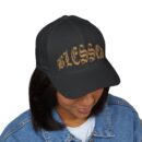 Blessed Embroidered Cap - Stylish Closed-Back Structured Hat for Faith and Everyday Wear
