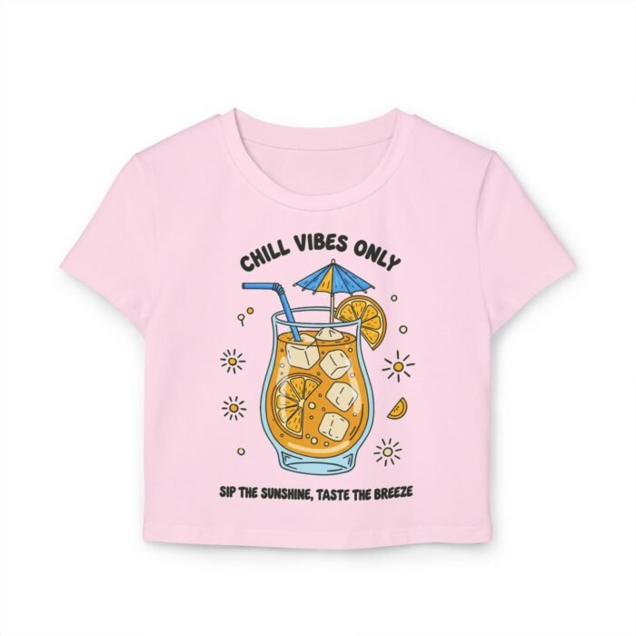 Chill vibes only Women's Baby Tee - Refreshing Summer Vibes - Image 9