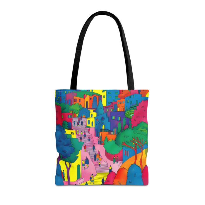The hillside village in Korea Tote Bag (AOP) - Image 5