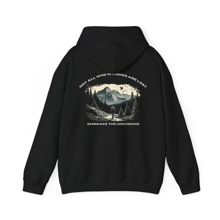 Not All Who Wander Are Lost Unisex Heavy Blend™ Hooded Sweatshirt - Image 2