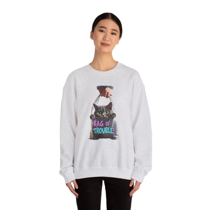 Bag of trouble Unisex Heavy Blend™ Crewneck Sweatshirt - Image 4
