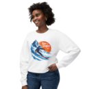 Ride the slopes Unisex Lightweight Crewneck Sweatshirt