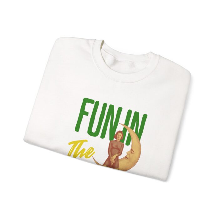 Fun in the crescent Unisex Heavy Blend™ Crewneck Sweatshirt - Image 3