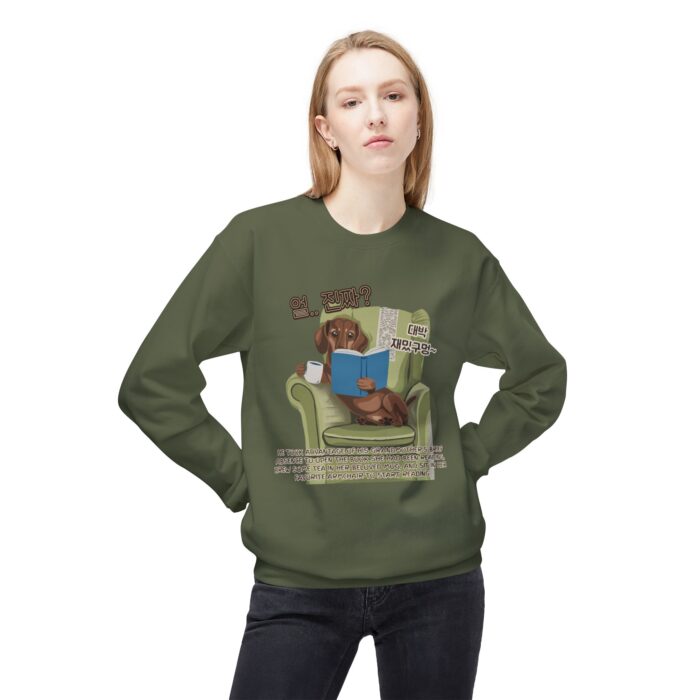 Seriously happy moment Unisex Midweight Softstyle Fleece Crewneck Sweatshirt - Image 19