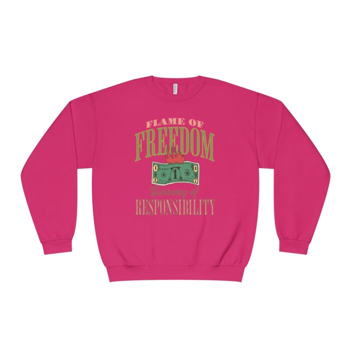 Currency of freedom Unisex NuBlend® Crewneck Sweatshirt - Image 41