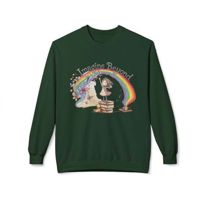 Imagine beyond Unisex Midweight Softstyle Fleece Crewneck Sweatshirt - Image 9
