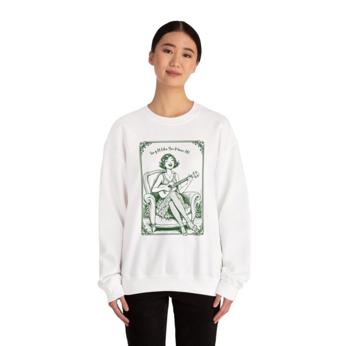 Sing It Like You Mean It! Unisex Heavy Blend™ Crewneck Sweatshirt - Image 4