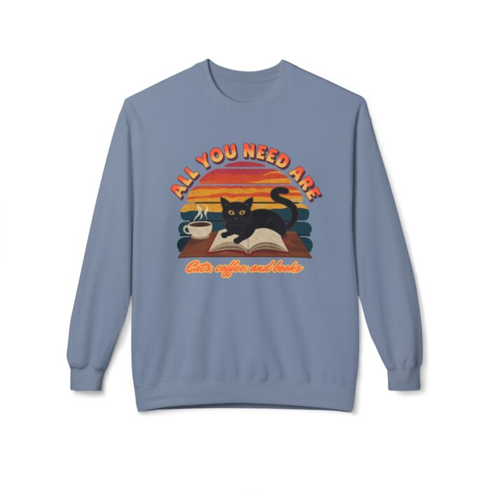 All you need are Unisex Midweight Softstyle Fleece Crewneck Sweatshirt - Image 29