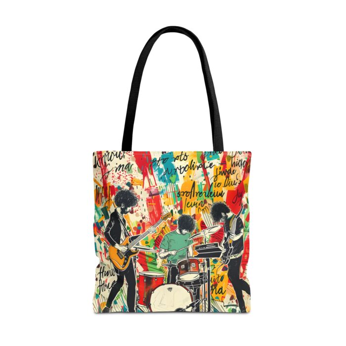 Rock Band Tote Bag (AOP) - Image 9