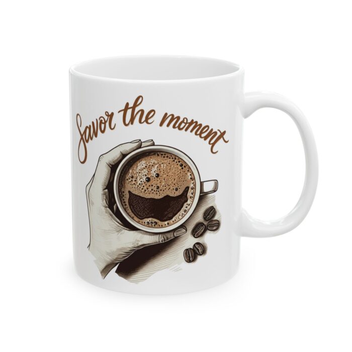 "meta_description": "Sip in style with the Savor the Moment2 Ceramic Mug. Durable, BPA-free, and vibrant design. Perfect for coffee lovers!",