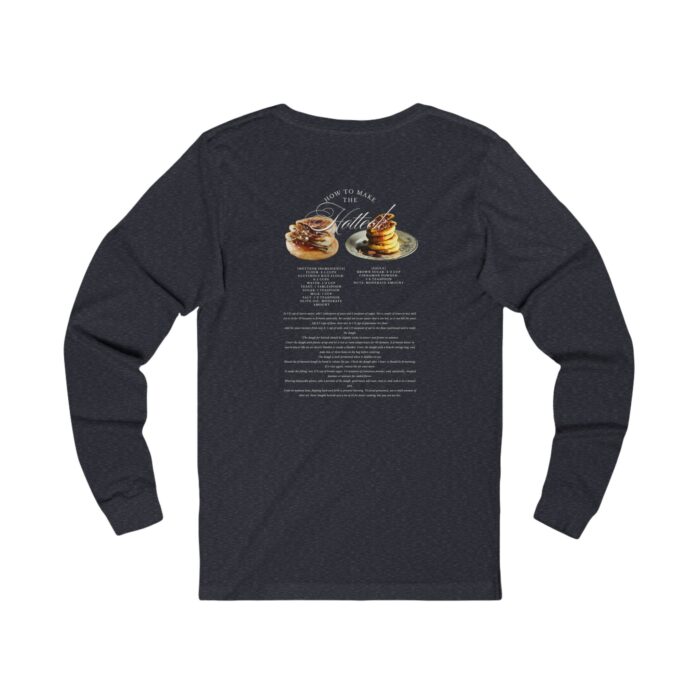 How to make hotteok Unisex Jersey Long Sleeve Tee - Image 14