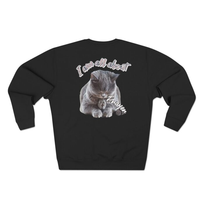 I'm all about prayer Unisex Crewneck Sweatshirt - Image 10