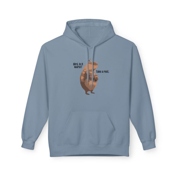 Take a rest, bird Unisex Midweight Softstyle Fleece Hoodie - Image 21