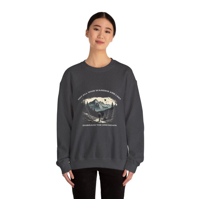 Not All Who Wander Are Lost Unisex Heavy Blend™ Crewneck Sweatshirt - Image 16