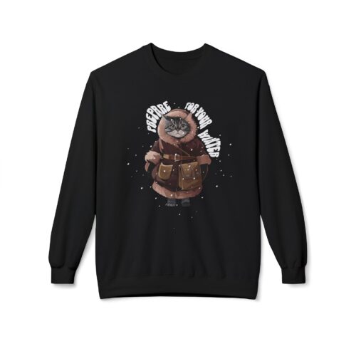 "meta_description": "Unisex fleece crewneck sweatshirt offers comfort and durability. Stay cozy in style!",