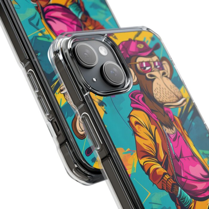 Stylish Ape Magnetic Clear Impact Cases - Image 11