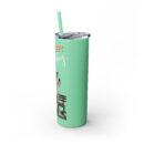 Happy Birthday Skinny Tumbler with Straw, 20oz